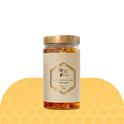 عسل بالمكسرات الفاخرة