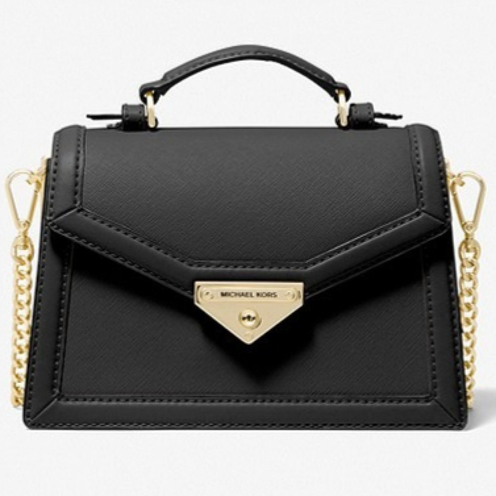 MICHAEL KORS Grace Small Saffiano Leather Crossbody Bag - حقيبة كروس غريس  صغيرة من جلد سافيانو من ماركة مايكل كورس - نُبدع | NOBDEA
