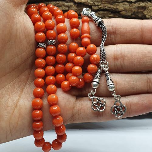 سبحه مرجان تونسي طبيعي كلاكوشه فضه