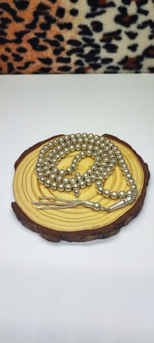 سبحه فضه كامل عدد 99 خرزه دائري