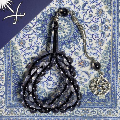 مسباح راتنج الاسود شفاف