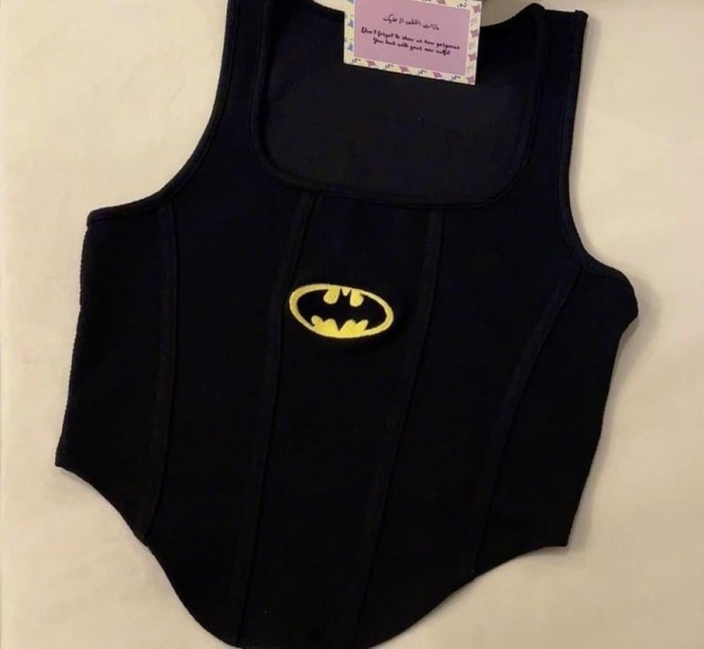 طقم كبلز ( تيشيرت و توب) باتمان