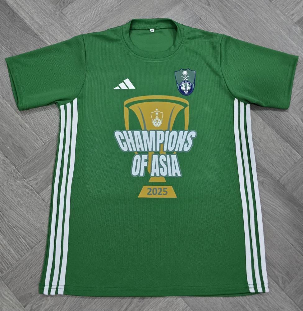 تيشيرت أبطال آسيا النخبه الاسيويه الجديد لون أخضر