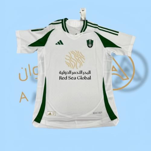 تيشيرت الاهلي السعودي الجديد لون أبيض 2024 / 2025