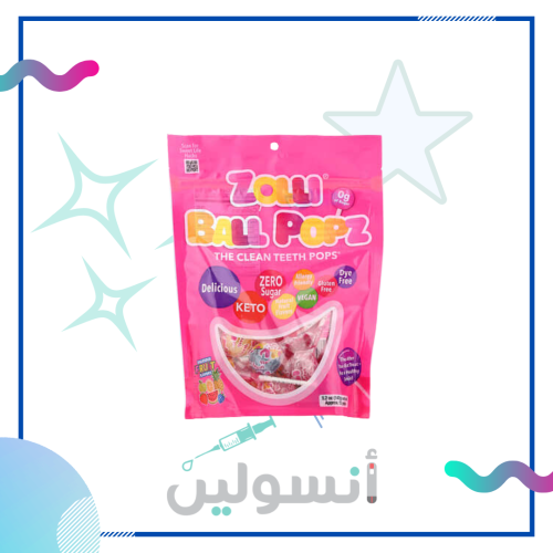 مصاصات خالية من السكر بنكهة فواكة