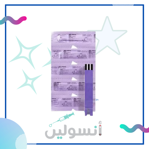 10 اشرطة قياس كيتون الدم بدون علبة