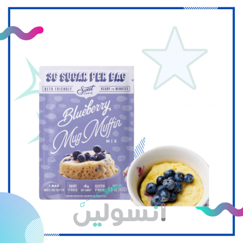 خليط كيك الكوب كيك  - مافن التوت البري