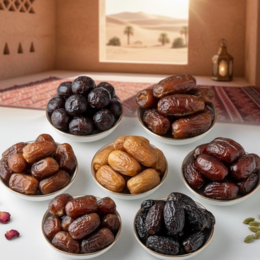 دليلك الشامل: ما الفرق بين أشهر أنواع التمور وكيف تختار نوعك المفضل؟