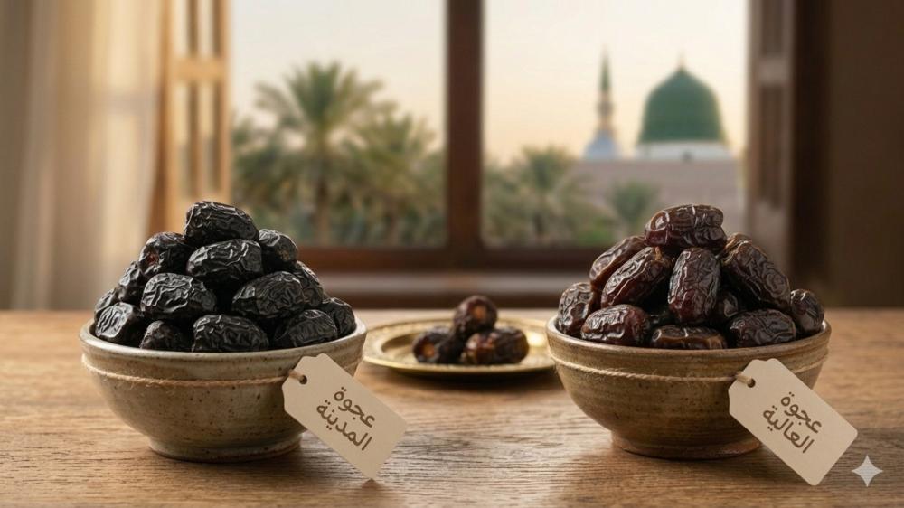 ما الفرق بين عجوة المدينة وعجوة العالية؟ دليل شامل للتمييز بينهما