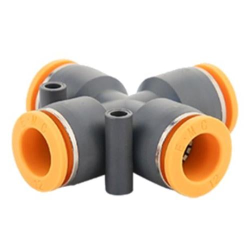 Pneumatic Push to Connect X fitting 8-5/16