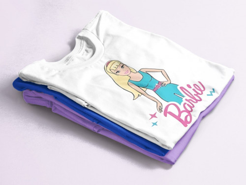 تيشيرت باربي أوفر سايز - Barbie oversize Tshirt