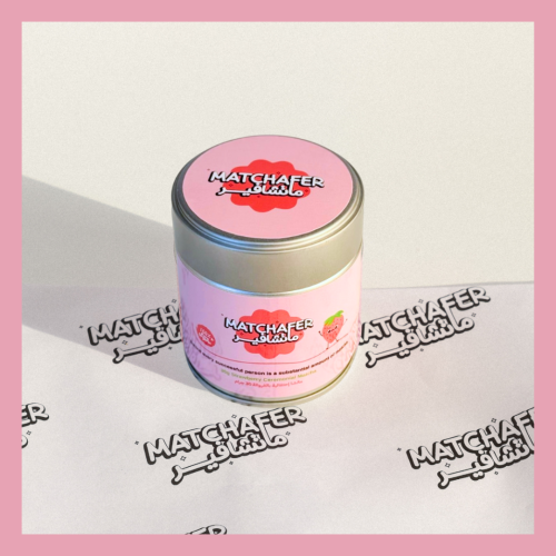 ماتشا احتفالية بالفراولة | 30g Strawberry Matcha