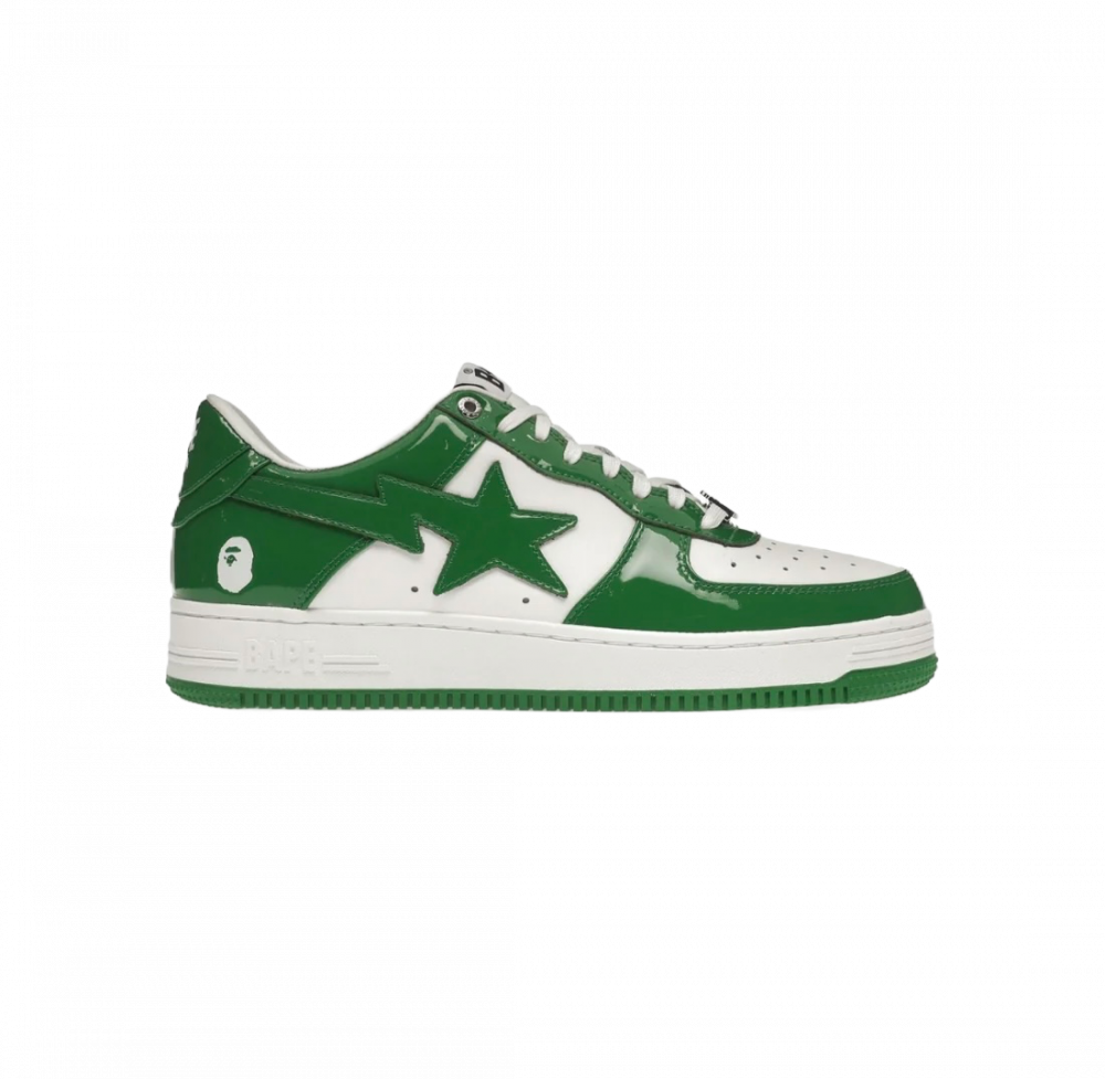Green bape shoes deals