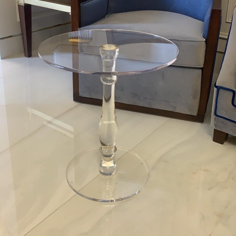 طاولة خدمة اكرلك دائري