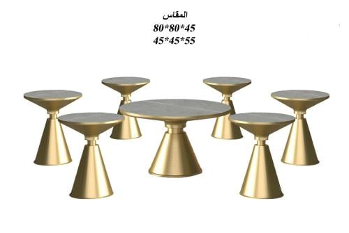 طقم شاي سيراميك 6+1
