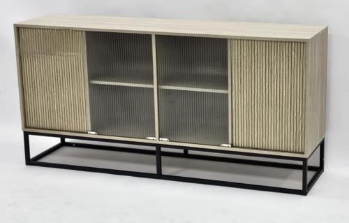 دولاب بوفية بني مقاس 160x45x85