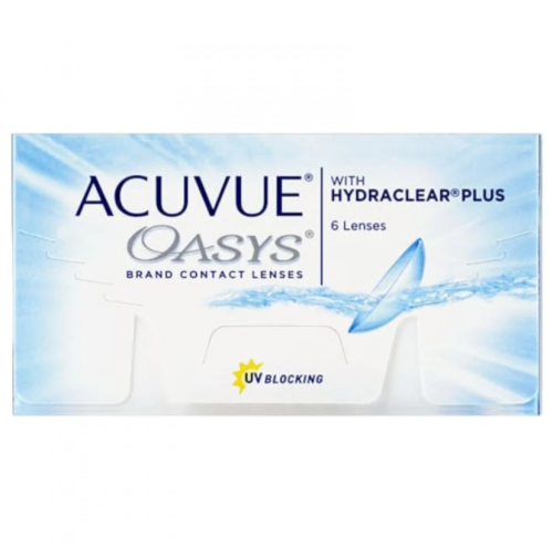 عدسات شفافة شهرية أكيوفيو أويسيس ACUVUE OASYS LENS...