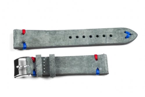 Suede Vintage Gray Pepsi - 19 mm سويدي رمادي بيبسي...