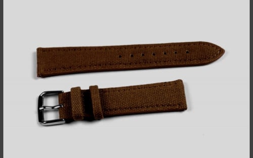 Classic Canvas Dark brown 19mm قماش كلاسيكي مميز ب...