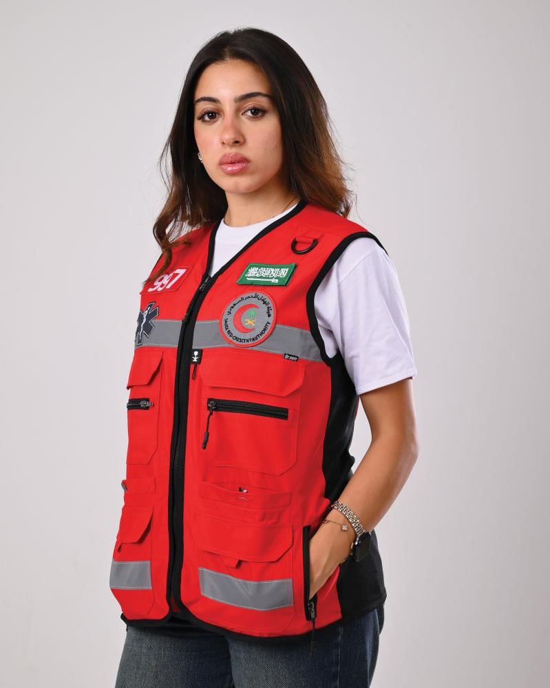 سترة مسعف الهلال الاحمر 26