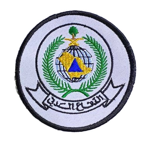 شعار الدفاع المدني 8 سم