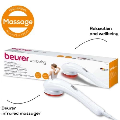 جهاز مساج مدلك بالاشعة تحت الحمراء Infrared massager beurer mg 21