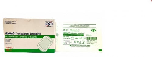 غيار جراحي شفاف   Damad transparent dressing without pad 10x12cm 50/box