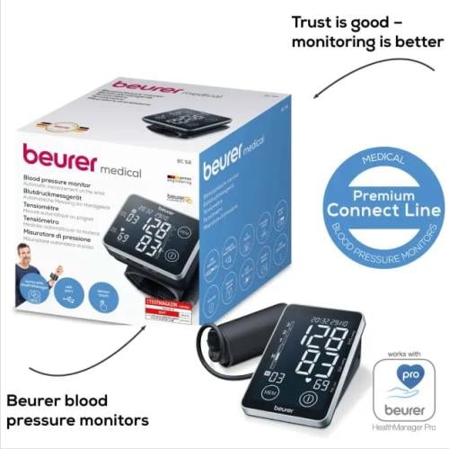 جهاز ضغط بويرر عضد BEURER BLOOD PRESSURE BM58