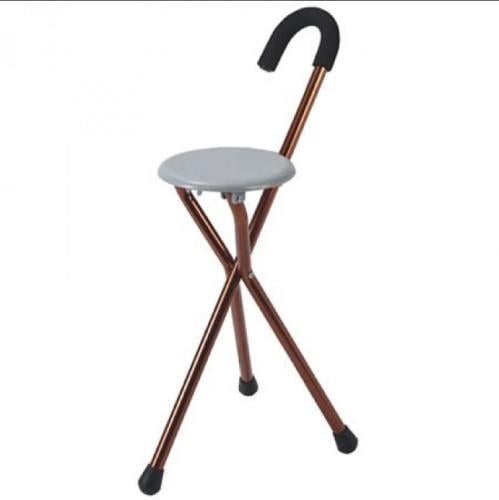 عكاز مع كرسي Aluminum Walking Stick WITH CHAIR