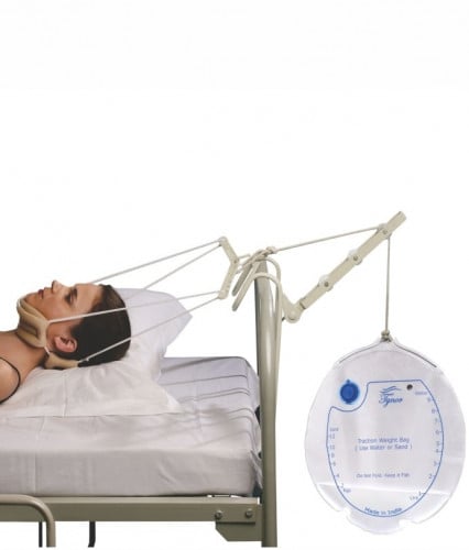 مثبت الفقرات العنقية وضعية النوم CERVICAL TRACTION KIT