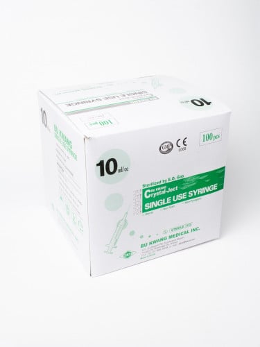 سرنجات 10مل صيني DISPOSABLE SYRINGE 10ML 100PCS/PKT