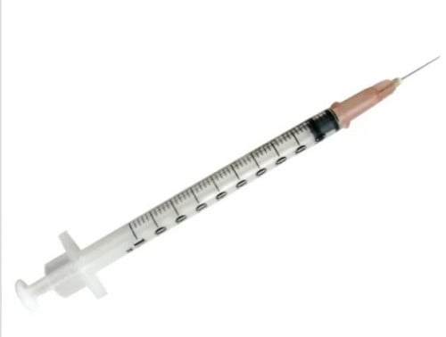 سرنجات 1 مل صيني DISBSAPLE SYRINGE 1 ML 100PCS/PKT