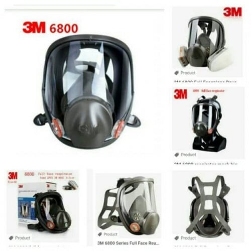 قناع واقي 3M™ Full Facepiece Reusable Respirator 6...