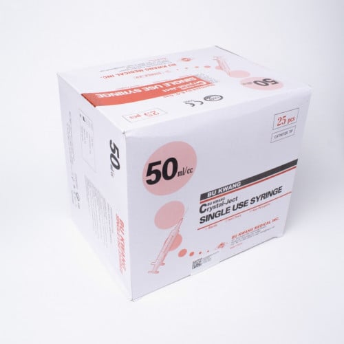 سرنجات تغذية 50مل كوري DISPOSABLE SYRINGE 50ML50PCS/PKT