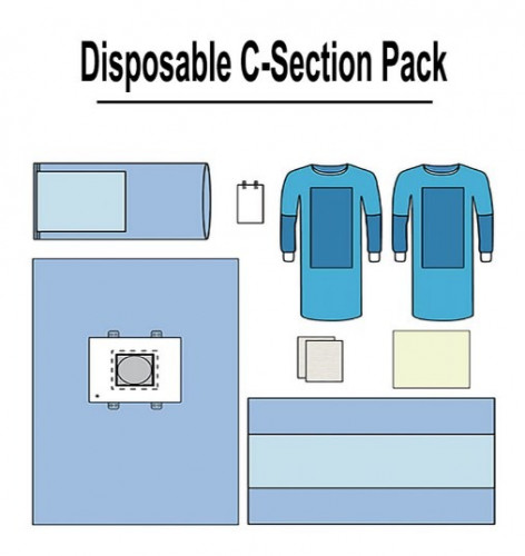 طقم عمليات قيصرية DISPOSABLE C-SECTION PACK