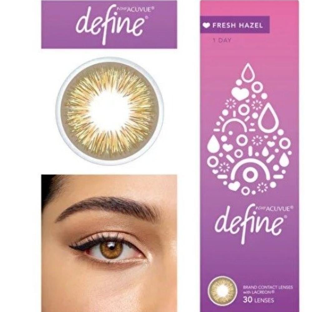 عدسات أكيوفيو ديفاين فريش هازل الطبية اليومية