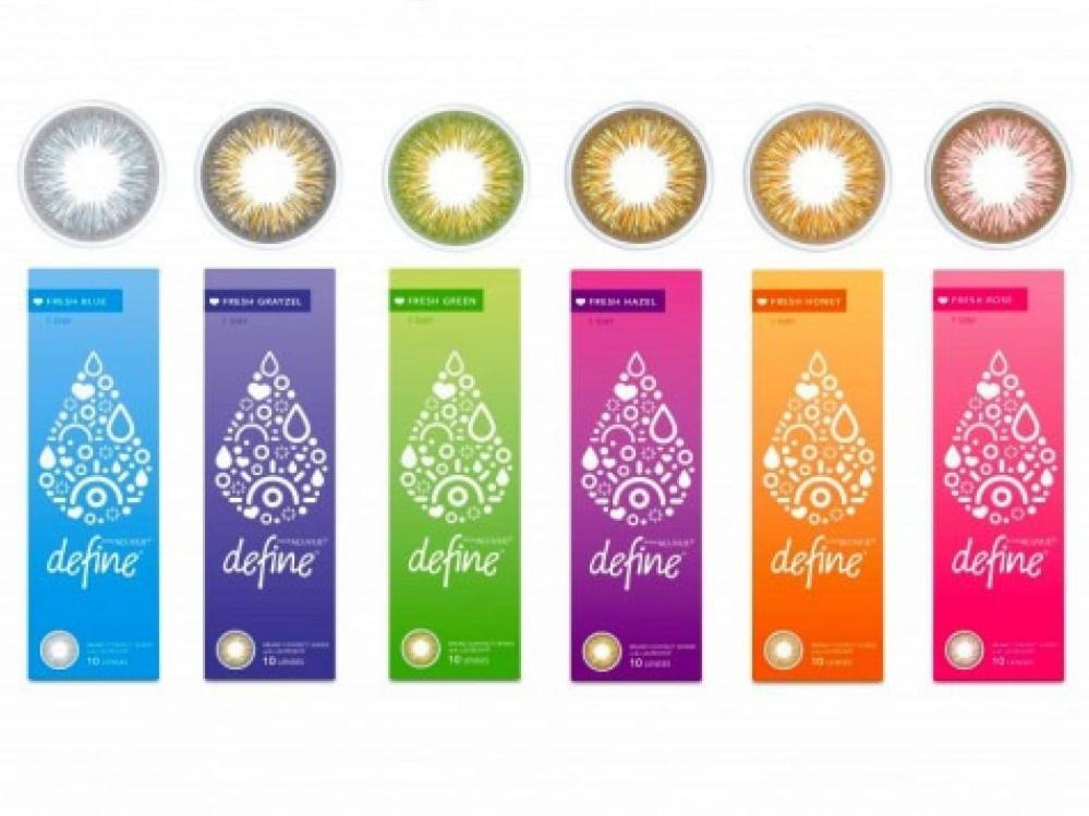 مجموعة عدسات أكيوفيو ديفاين فريش الطبية اليومية