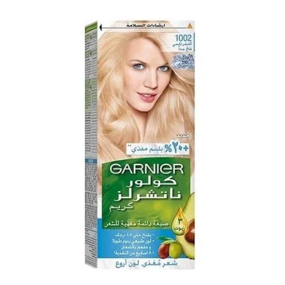 صبغة غارنييه 1002 اشقر ثلجى فاتح جدا