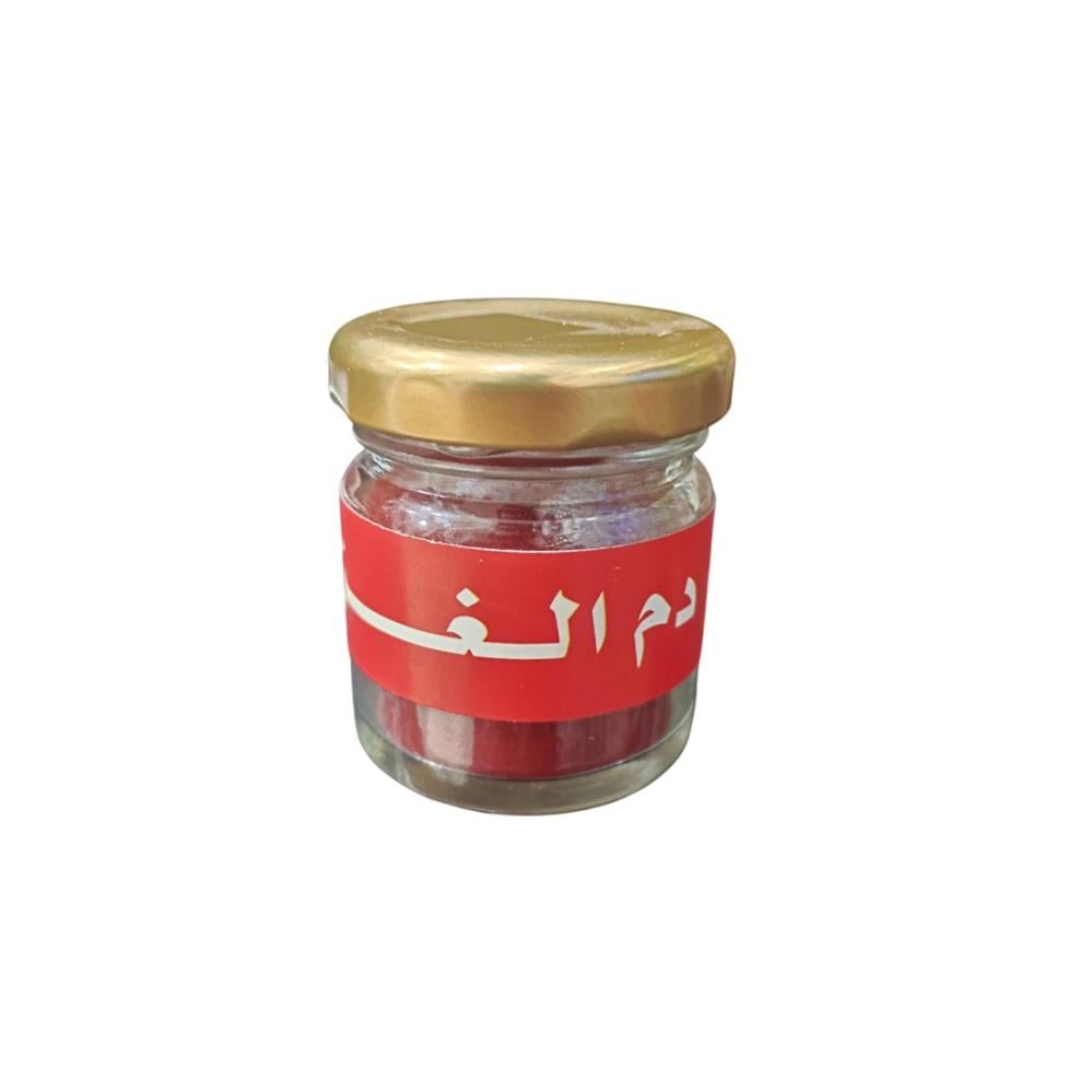 بودرة صبغة دم الغزال زجاج