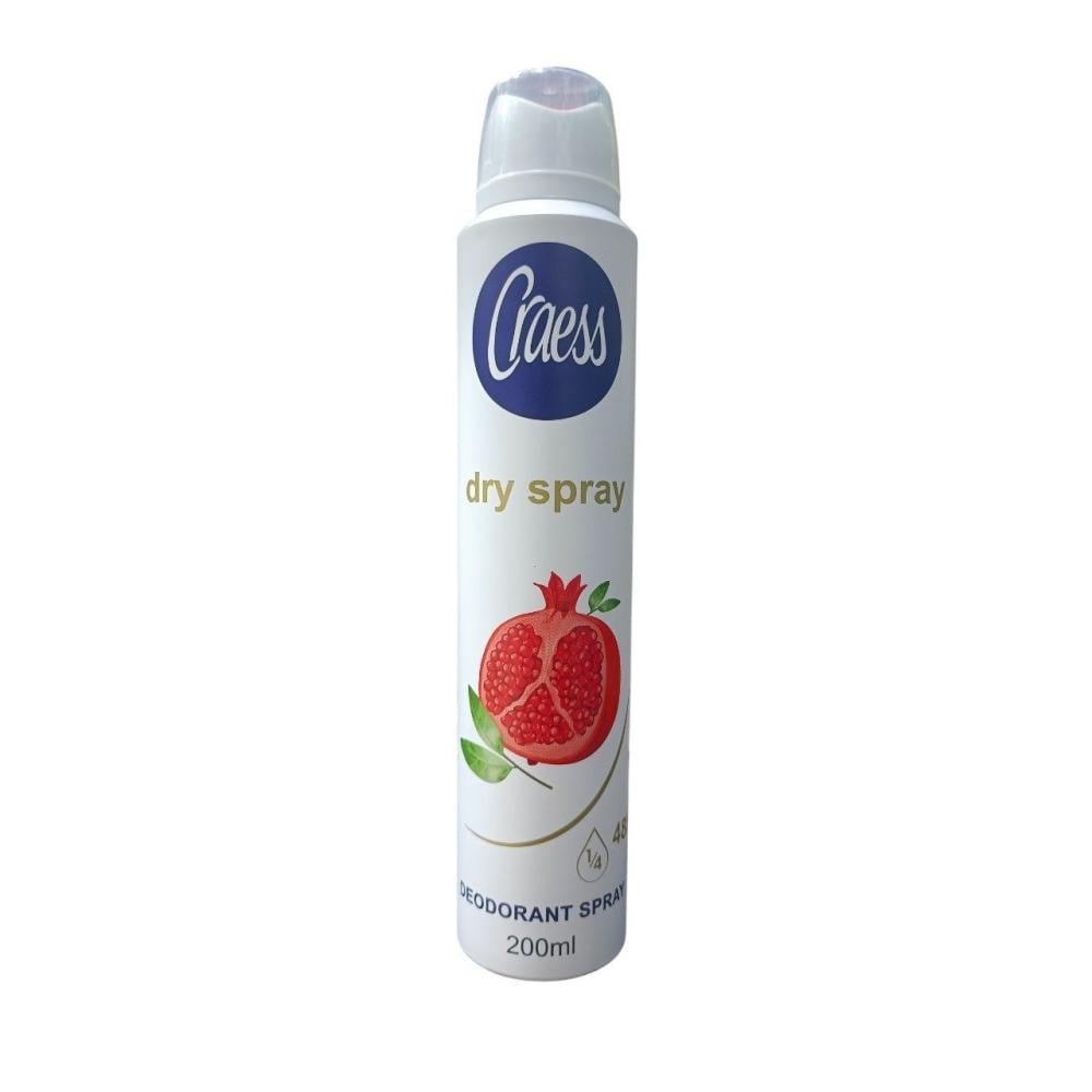 بخاخ مزيل العرق كريس الرمان 200 مل Dry Spray