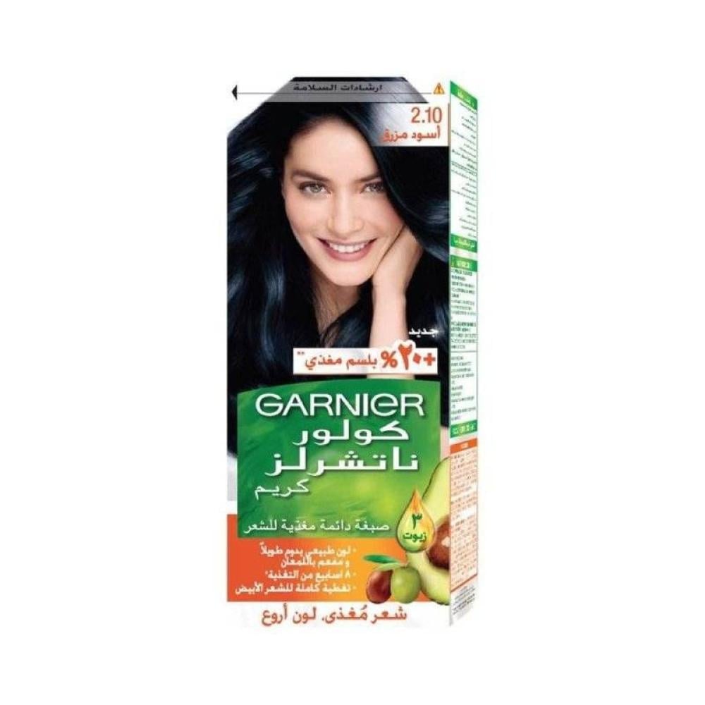 صبغة غارنييه 2.10 اسود مزرق