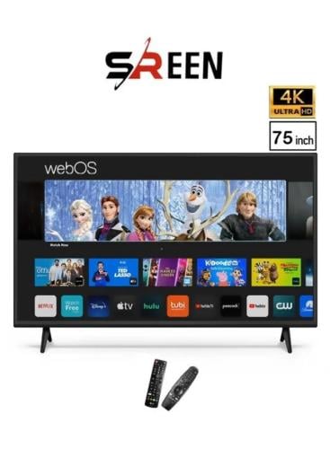 شاشة 75 بوصة سيرين سمارت 4k ويب webos - سرين
