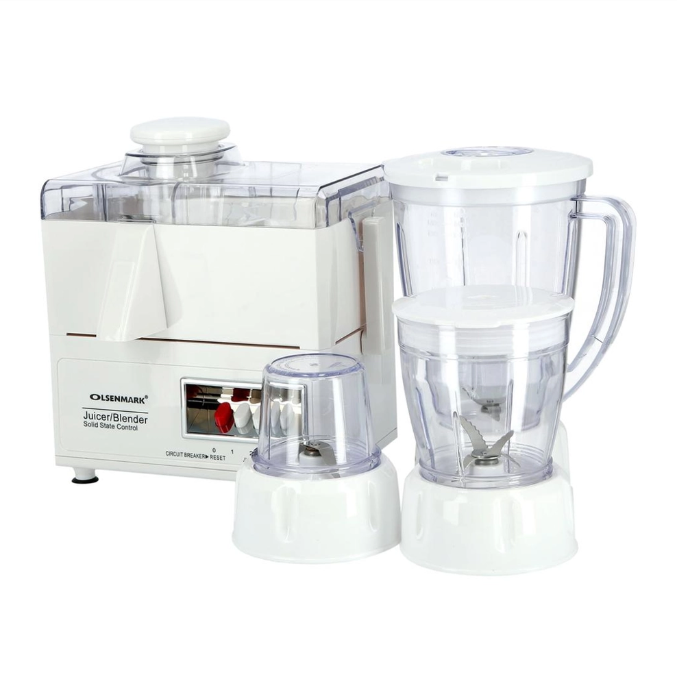 خلاط وعصارة 4 في 1 OLSEN MARK بقدرة 600 وات موديل OMSB2137J