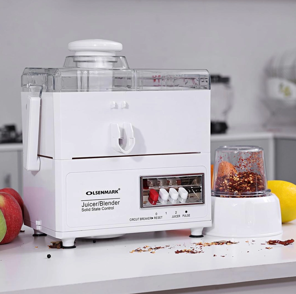 خلاط وعصارة 4 في 1 OLSEN MARK بقدرة 600 وات موديل OMSB2137J
