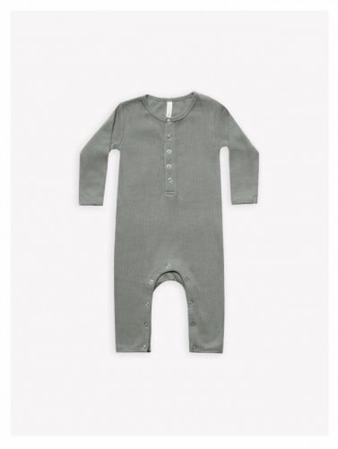 RIBBED JUMPSUIT - GREEN