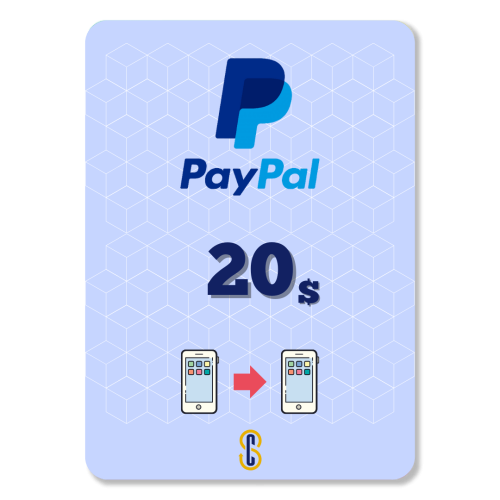 20$ رصيد PayPal