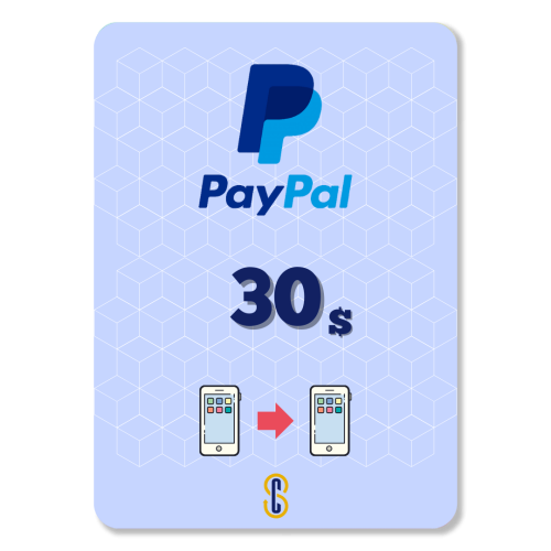 30$ رصيد PayPal