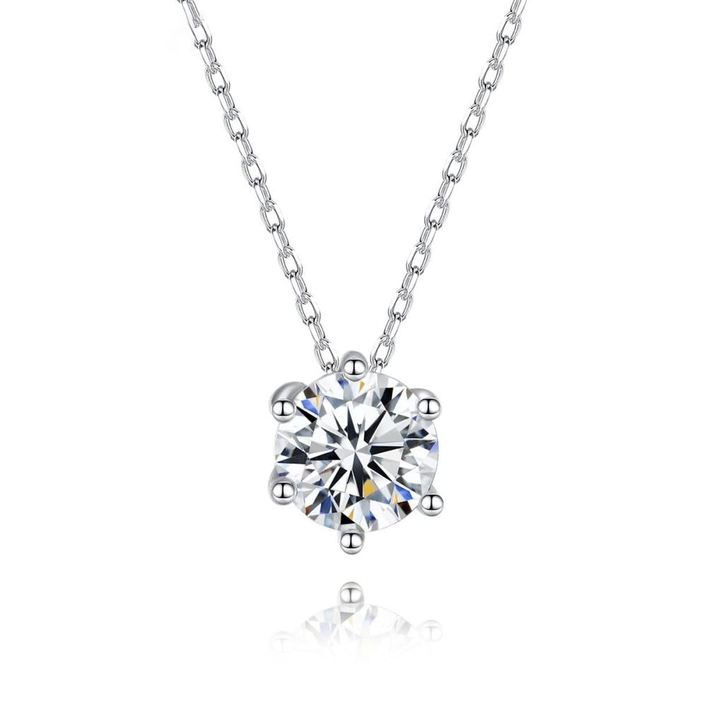 سلسال فضة إسترليني فاخرة مزينة بسداسية الماسية