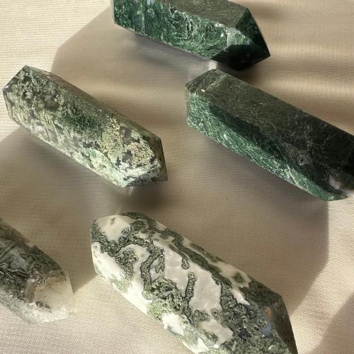 عقيق طحلبي بطرفين