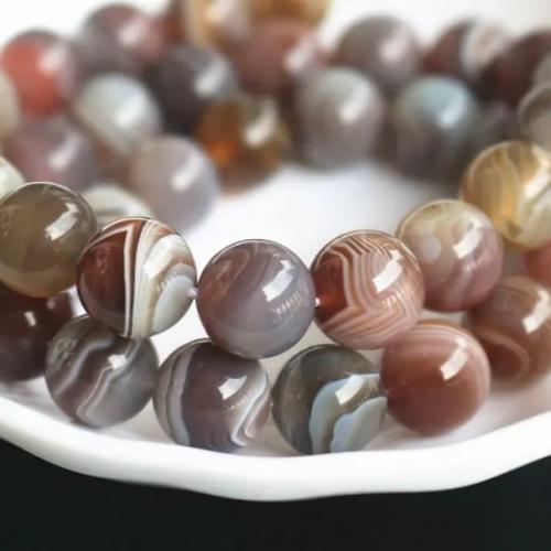 اسوارة عقيق بني | 6mm